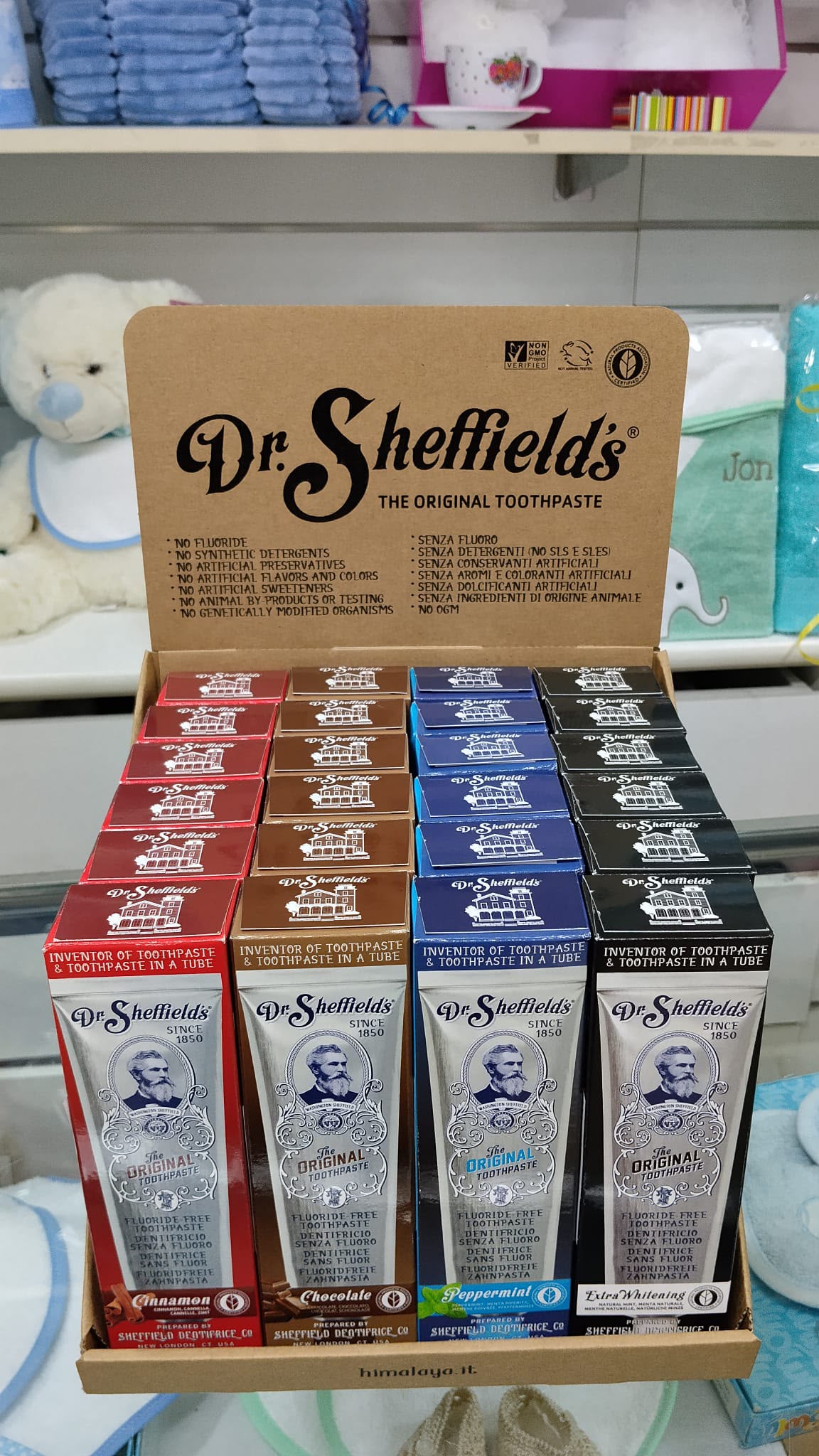 Dr. Sheffield's – Pasta dental sin flúor (exclusiva de farmacia)