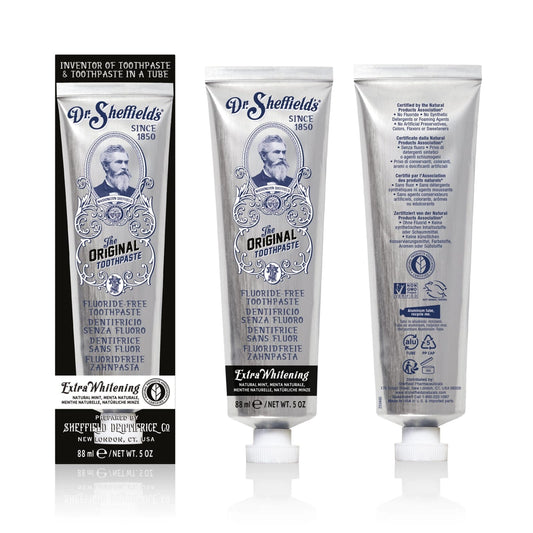 Dr. Sheffield's – Pasta dental blanqueadora sin flúor (exclusiva de farmacia)