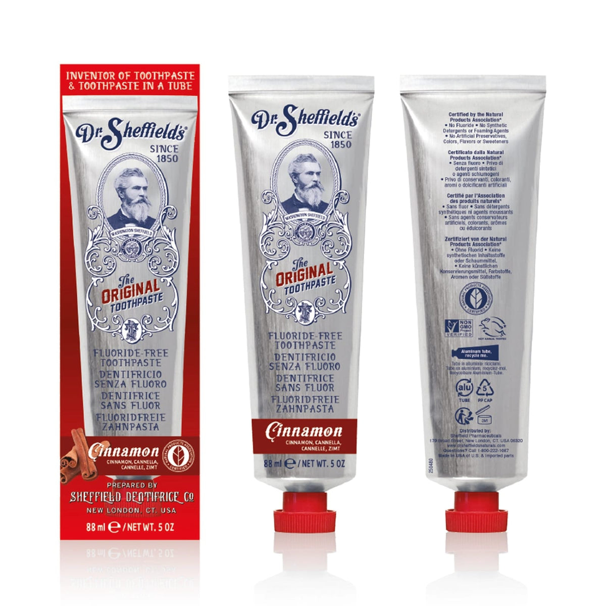 Dr. Sheffield's – Pasta dental sin flúor (exclusiva de farmacia)