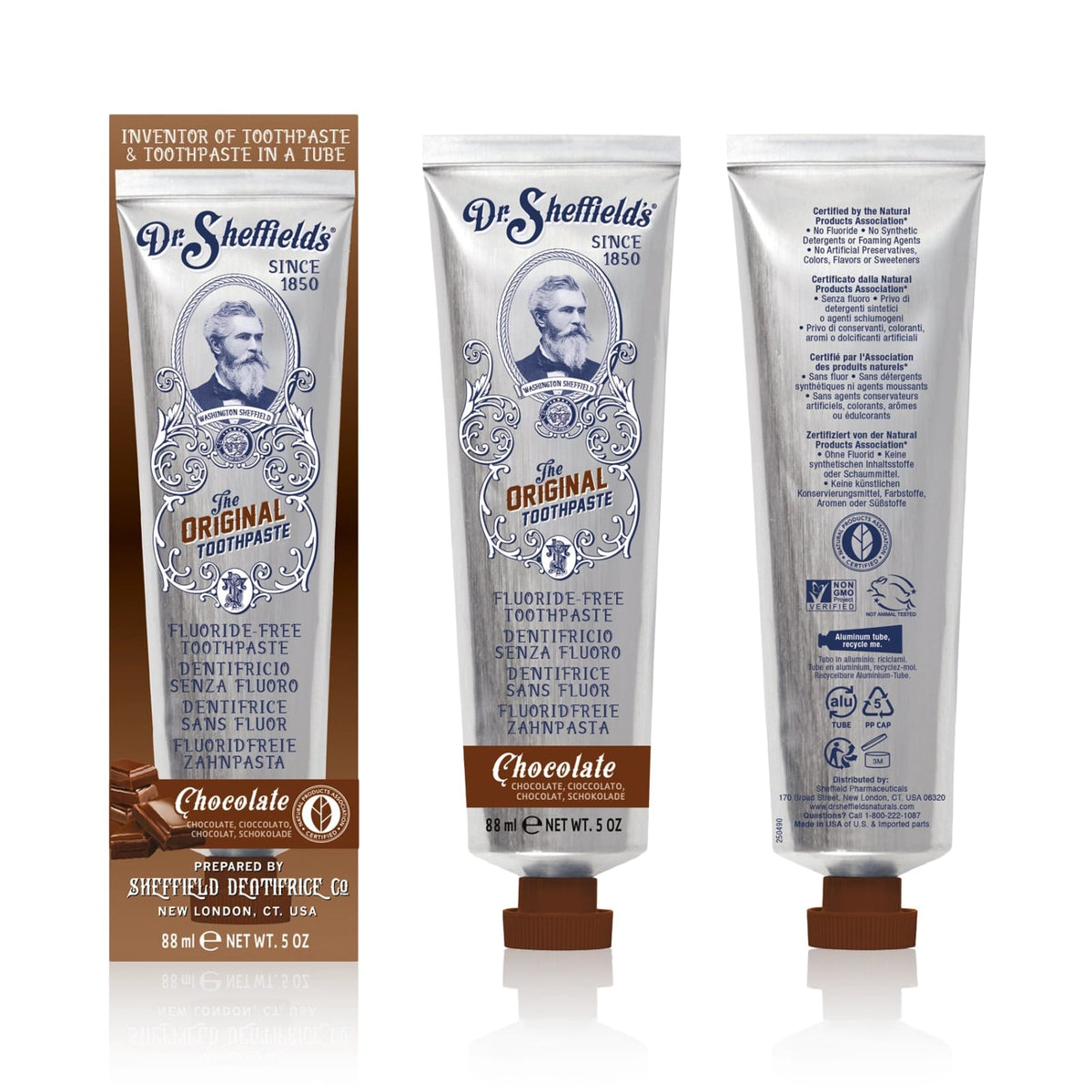 Dr. Sheffield's – Pasta dental sin flúor (exclusiva de farmacia)