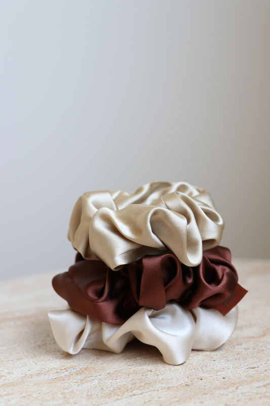 Scrunchie Seda Midi 2u