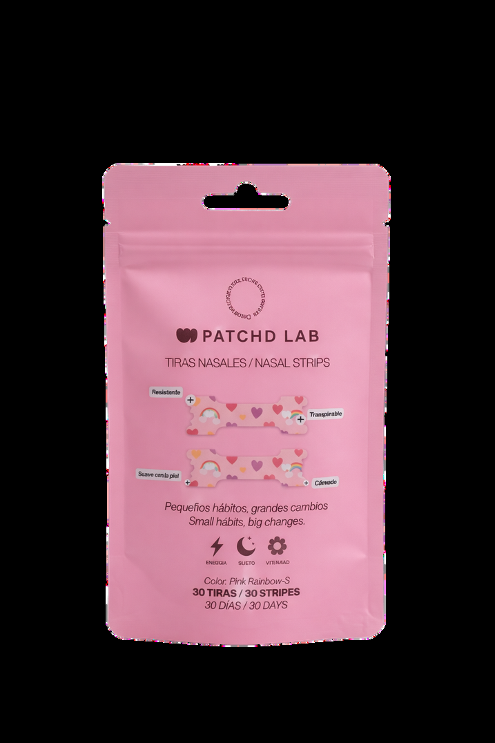 Tiras Nasales Kids Pink Rainbow 30u
