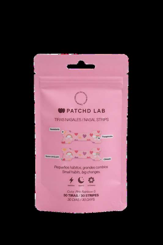 Tiras Nasales Kids Pink Rainbow 30u